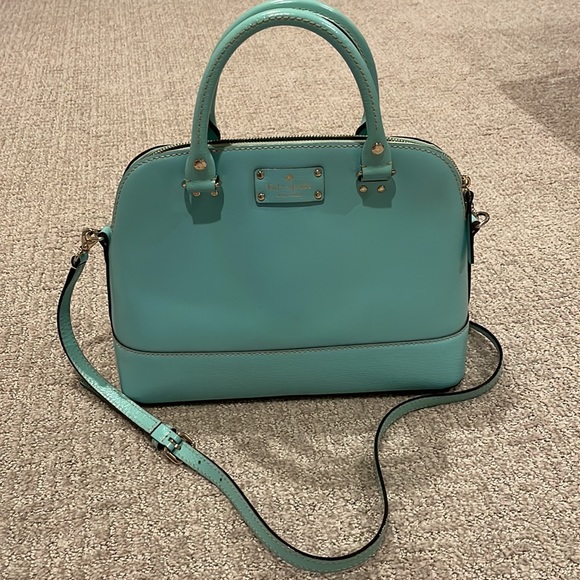 Kate Spade Leather Bag in Stone Blue, Great Condition - Picture 3 of 9